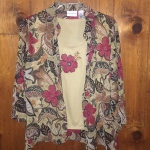 Alfred Dunner shirt size 14